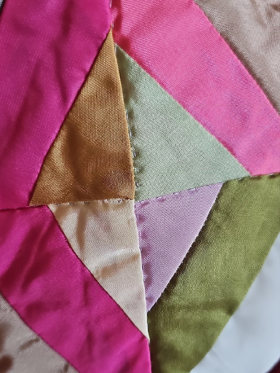 Colorful Geometric Star Patchwork Throw - Picture 5 of 13